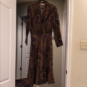 The fashion office wool dress